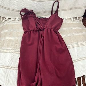 Maroon romper
